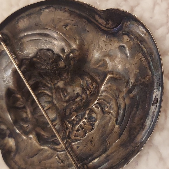 FINAL SALE Gibson Girl brooch - Picture 3 of 5